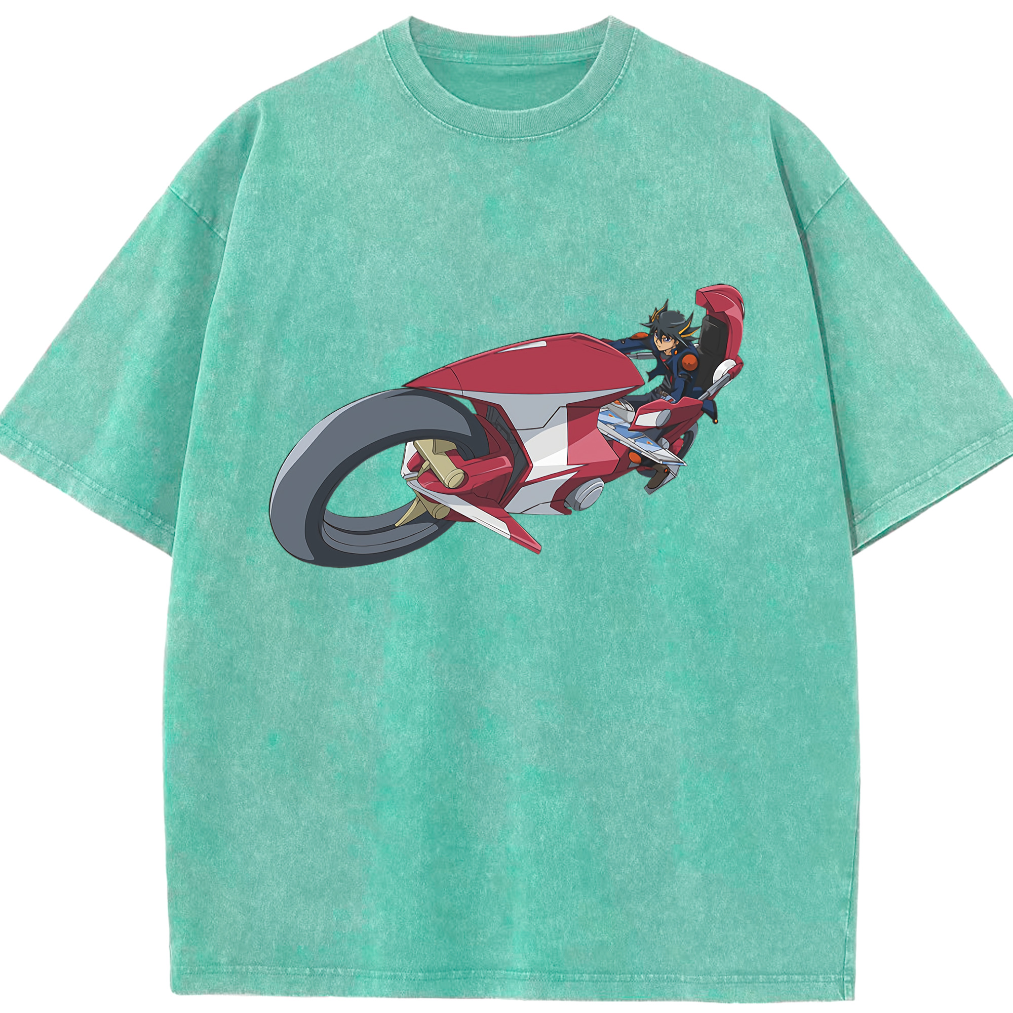 （画像用） 遊☆戯☆王 Yu-Gi-Oh! 綿100% ヴィンテージ風 半袖Tシャツ（フロントプリント）